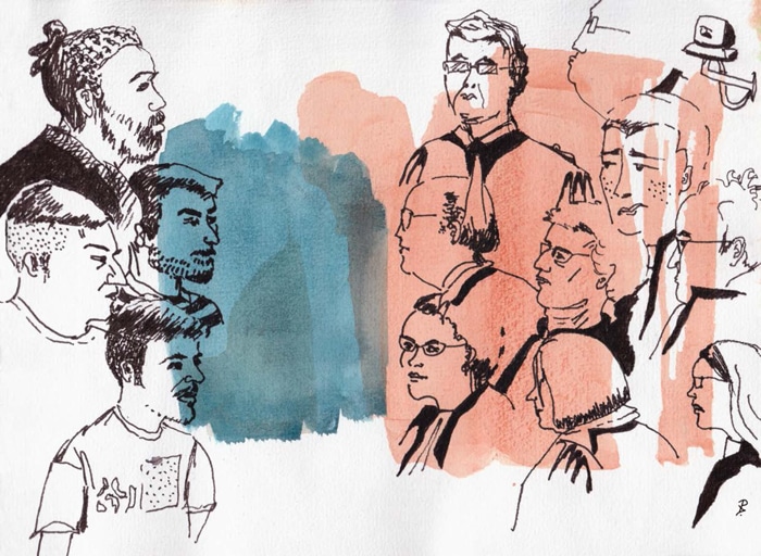 Nuit du droit, Dessins d’audiences, Toulouse, isdaT